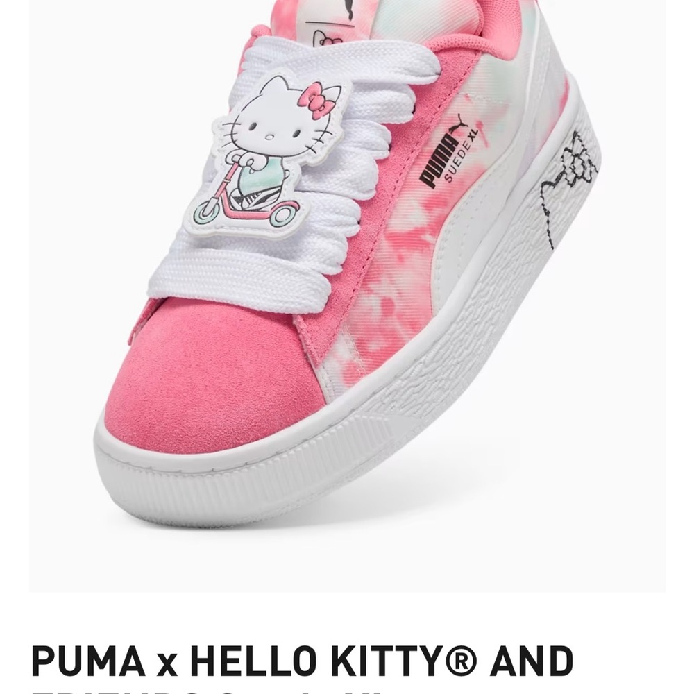 Puma Pink and White Women's Sneakers